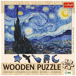 Пазл Trefl Wooden Зоряна ніч 200 елементів (5900511202489) - мініатюра 7