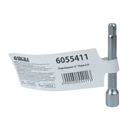 Подовжувач для інструменту Sigma 1/4" 75мм CrV (6055411) - мініатюра 5