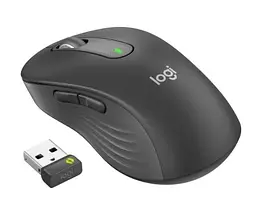 Миша бездротова Signature M650 L for Business, Graphite, Bluetooth / 2.4GHz, оптична Logitech teh0028170 - мініатюра 3