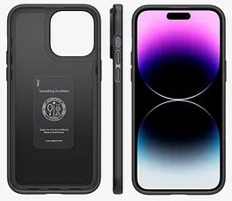 Чохол протиударний Spigen Thin Fit ACS04780 для iPhone 14 Pro (6.1") Black - мініатюра 4