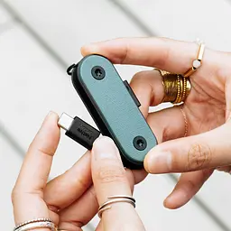 Кабель Native Union Pocket Cable USB-C to USB-C Slate Green 0.17 м (POCK-C-GRN-NP) - мініатюра 5
