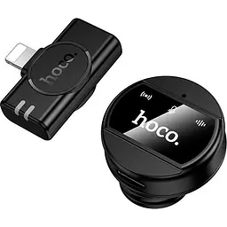 Мікрофонна радіосистема Hoco L21 Charm Lightning Black [158611] - мініатюра 3