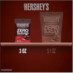 Шоколадні цукерки Hershey's Zero Sugar Special Dark Chocolate Candy 85г - мініатюра 7