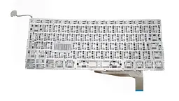 Клавіатура для ноутбука APPLE (MacBook Pro: A1286 (2008)) rus, black, BIG Enter