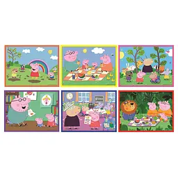 Кубики-пазл Clementoni Peppa Pig. Sunny day 12 шт. (41195) - мініатюра 3