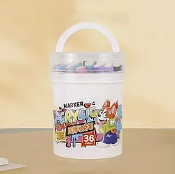 Набір акварельних маркерів 12 шт Water Color Pen 635-12 - мініатюра 2