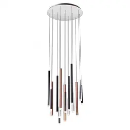 Підвісний світильник Redo MADISON SU LED 64W 3000K S/CP+AL+BK+CF (4.1.2) 01-2061