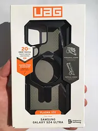 Оригінальний протиударний чохол для Samsung Galaxy S24 Ultra UAG Plasma XTE Black 2144471F4034 (S928) з підставкою - мініатюра 2
