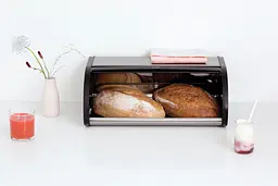 Хлібниця металева Brabantia Roll Top Bread Bin 44.5x26.2х17.3 см срібляста (299445) - мініатюра 5