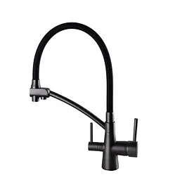 Змішувач для кухні під осмос Globus Lux LAZER GLLR-0700-11-GRAPHITE - мініатюра 4