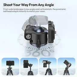 Штатив Ulanzi OMBRA II YING Tripod Black (T156) - мініатюра 9