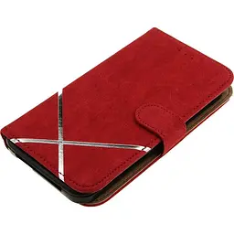 Чохол-книжка Toto Book Silicone Slide Universal Cover 6.5" (№2) Red - мініатюра 3