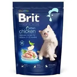 Сухий корм Brit Premium Cat by Nature Kitten для кошенят з куркою 800 г
