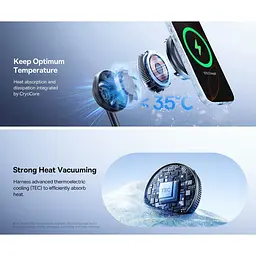 Бездротовий зарядний пристрій Baseus EnerFill FS41 3in1 Black (P10281904123-01) [164857] - мініатюра 9