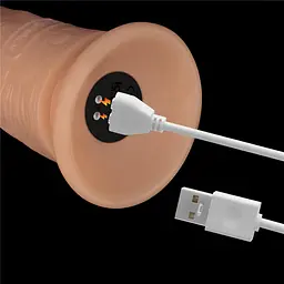 Вібратор Lovetoy Power Basic 7'' 17.8 см (тілесний) - мініатюра 21
