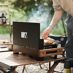 Портативний гриль для стільниці Naturehike CNK2300CJ010 чорний - мініатюра 4