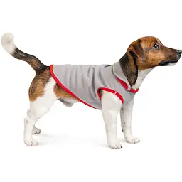 Жилет для собак Pet Fashion Fleecy XS2 сіро-червоний - мініатюра 3
