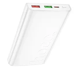 Зовнішній акб Hoco Q22 Taurus magnetic fully with digital 10000 mAh магнітна батарея біла - мініатюра 2