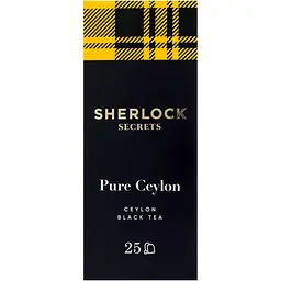Чай чорний Sherlock Secrets Pure Ceylon 50 г (25 шт. х 2 г) (920157)  - мініатюра 3