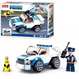 Конструктор SLUBAN Police Поліцейський джип (M38-B0824)