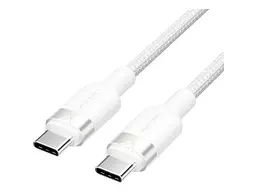 Кабель USB Type-C Vention 60W Type-C / Type-C 1m White (TRDWF)
