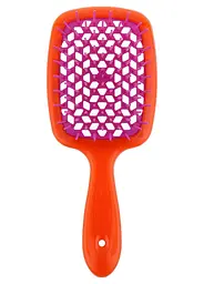 Щітка для волосся Janeke Superbrush Помаранчева з фуксією