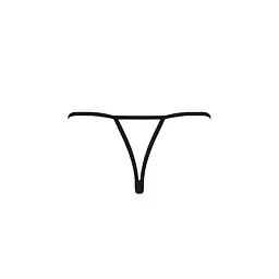 Мереживні трусики VIOLANTE THONG black - Passion Exclusive L/XL - мініатюра 6