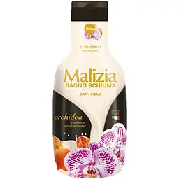 Гель-піна для душу та ванни Malizia Орхідея та амбра 1000 мл