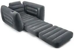 Крісло-трансформер надувне Intex 117×100×66 см, компактне розкладне для відпочинку - мініатюра 2