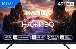 Телевізор Kivi 43", UHD, GoogleTV 43U800KB
