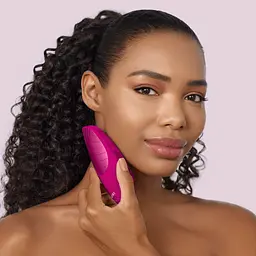 Електронна звукова термощітка для обличчя GESKE Sonic Thermo Facial Brush 6 в 1 бузкова - мініатюра 6