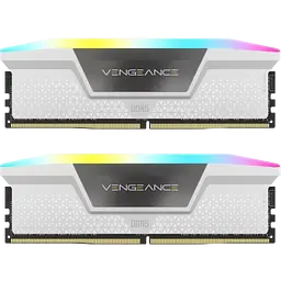 Оперативна пам'ять Corsair 32GB (2x16GB) DDR5 6000MHz Vengeance RGB White (CMH32GX5M2B6000C40W)