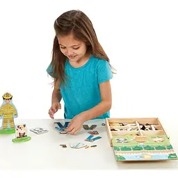 Набір Melissa & Doug Діяльність з магнітними фігурками дерев'яний (MD9309) - мініатюра 4