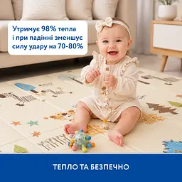 Великий двосторонній термокилимок Piccolino Дивовижні історії 180х200х1.5 см (26000065) - мініатюра 3