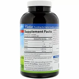 Лецитин Carlson Lecithin 1200 мг 280 капсул - мініатюра 2