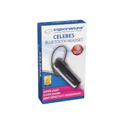 Bluetooth-гарнітура Esperanza Celebes чорна (EH184K) - мініатюра 3
