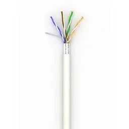 Кабель вита пара OK-Net КПВЭ-ВП (200) FTP, CAT5е, 4х2х0.51, бухта 305м