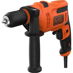 Дриль ударний Black+Decker мережевий 500 Вт (BEH200-QS)