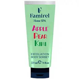 Эксфолиант-сорбет для тела Famirel Home Spa Киви, Груша и Яблоко 225 мл