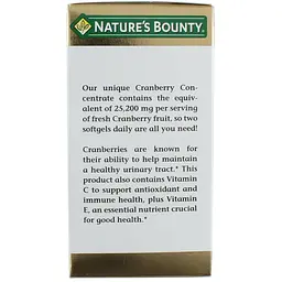 Журавлина з вітаміном C Nature's Bounty 60 гелевих капсул - мініатюра 3