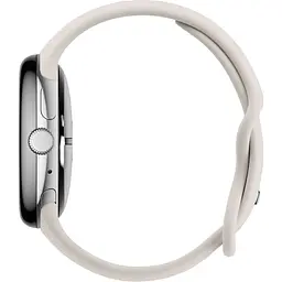 Смарт-годинник Google Pixel Watch 3 45mm Polished Silver/Porcelain Band [115662] - мініатюра 4