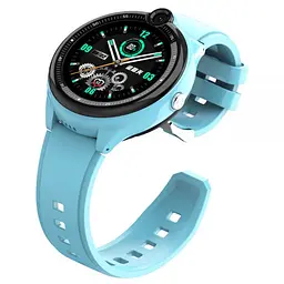 Смарт-годинник дитячі з відеодзвінком Wonlex KT26 Original WI-FI GPS SIM-карта Blue (18341) - мініатюра 3