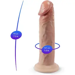 Фалоімітатор SilexD Henry Flesh Premium Real Skin (MODEL 2 Size 7.5in) - мініатюра 5