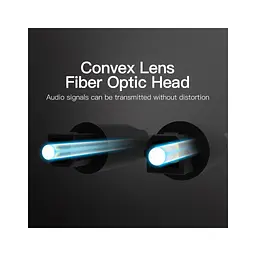 Кабель мультимедійний Optical Toslink 1.5m black Vention (BAEBG) - мініатюра 2