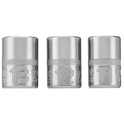 Набір торцевих головок Stanley торцевих 1/4" Maxi Drive, із шестигранним профілем, 3 шт: 11, 12, 13 мм. (FMMT17092-0) - мініатюра 7