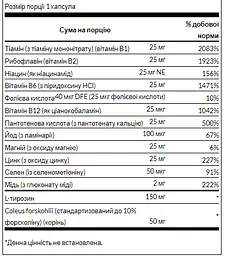 Комплекс для Підтримки Щитовидної Залози Thyroid Essentials - 90 капсул - мініатюра 3