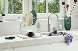 Сушарка для посуду Brabantia, 37х33х31,5 см, світло-сірий, (139383) - мініатюра 4