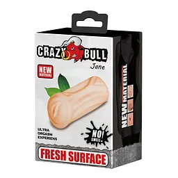 Мастурбатор Crazy Bull Jane, 13,5 см (тілесний) - мініатюра 8