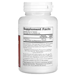 Магній цитрат Protocol for Life Balance Magnesium Citrate 100 таблеток - мініатюра 2