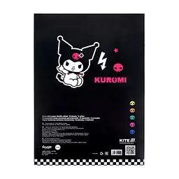 Кольоровий папір Kite А4 неоновий Kuromi (10 аркушів/ 5 кольорів) (HK24-252-2) - мініатюра 4